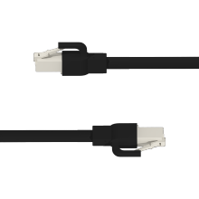 OEM Anti-bacterial RJ45 Cat6a Patch Cable 24AWG UTP Ethernet Cables PVC LSZH Jacket